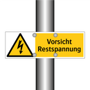 Vorsicht Restspannung