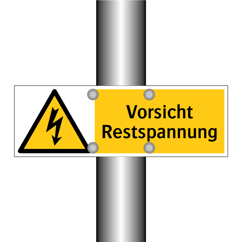 Vorsicht Restspannung