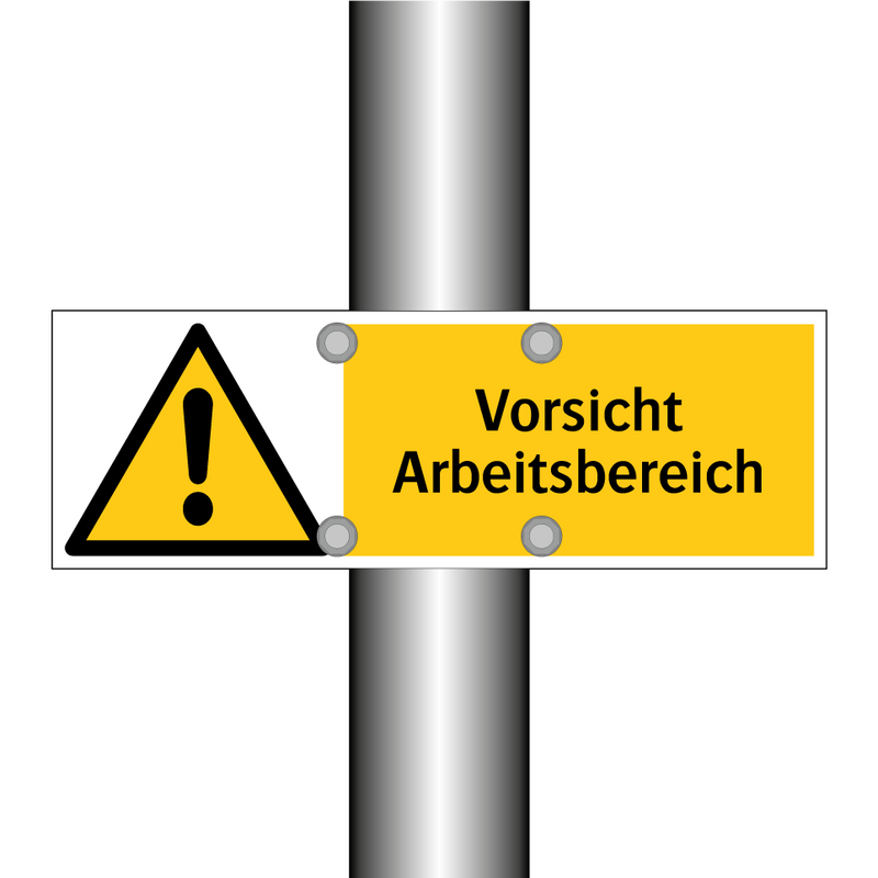 Vorsicht Arbeitsbereich