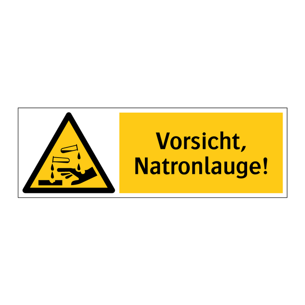 Vorsicht, Natronlauge!
