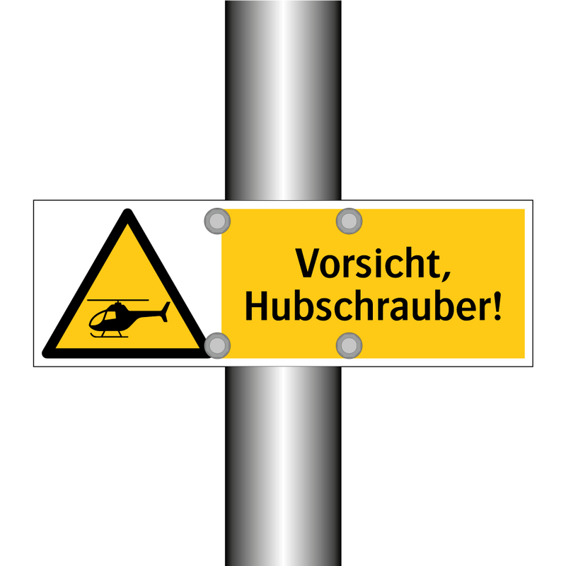 Vorsicht, Hubschrauber!