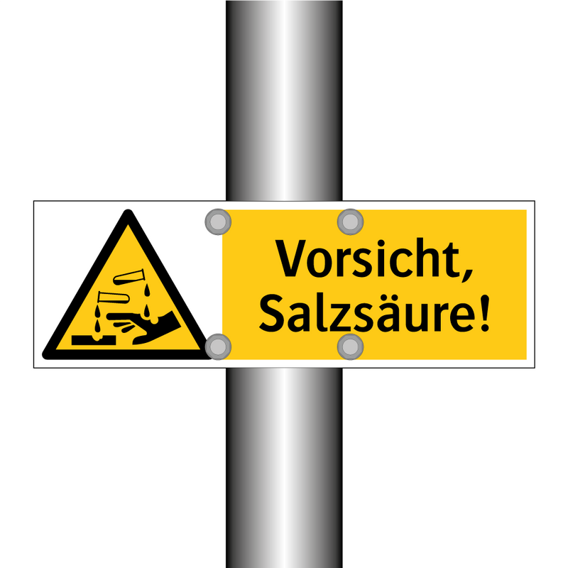 Vorsicht, Salzsäure!
