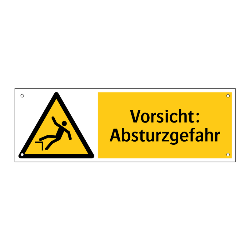 Vorsicht: Absturzgefahr