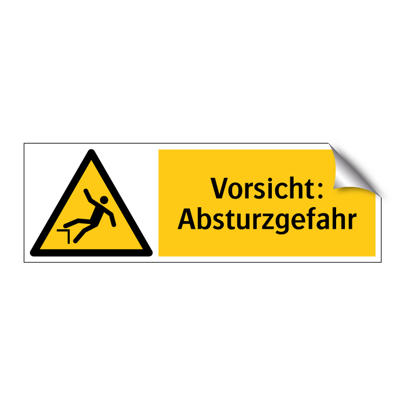 Vorsicht: Absturzgefahr