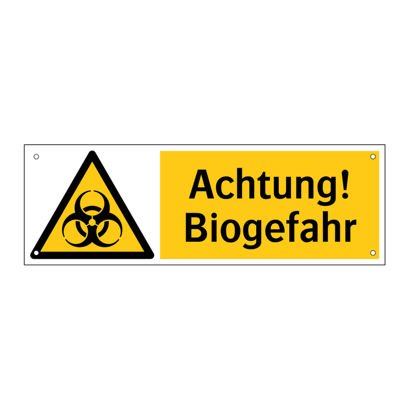 Achtung! Biogefahr