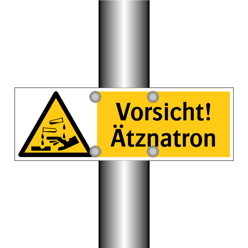 Vorsicht! Ätznatron
