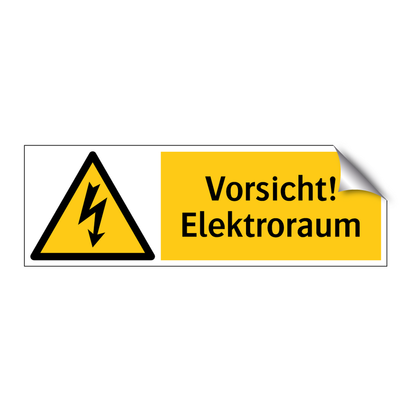 Vorsicht! Elektroraum