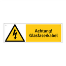Achtung! Glasfaserkabel