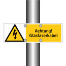 Achtung! Glasfaserkabel
