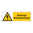 Achtung! Hochspannung!