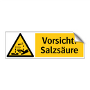 Vorsicht! Salzsäure