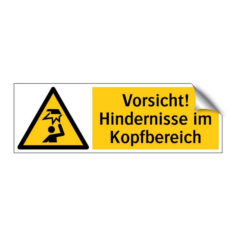 Vorsicht! Hindernisse im Kopfbereich