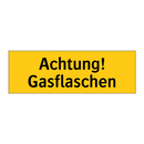 Achtung! Gasflaschen