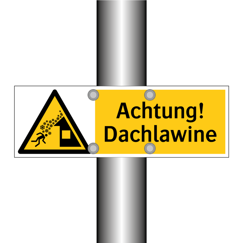 Achtung! Dachlawine