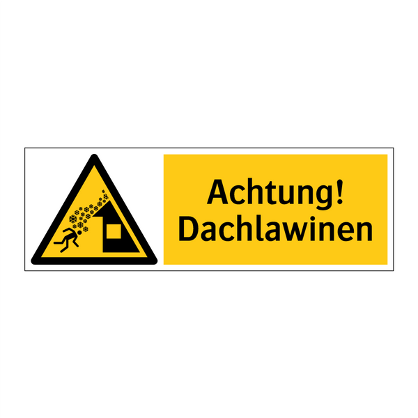 Achtung! Dachlawinen