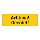 Achtung! Geerdet!