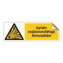 Gefahr explosionsfähige Atmosphäre