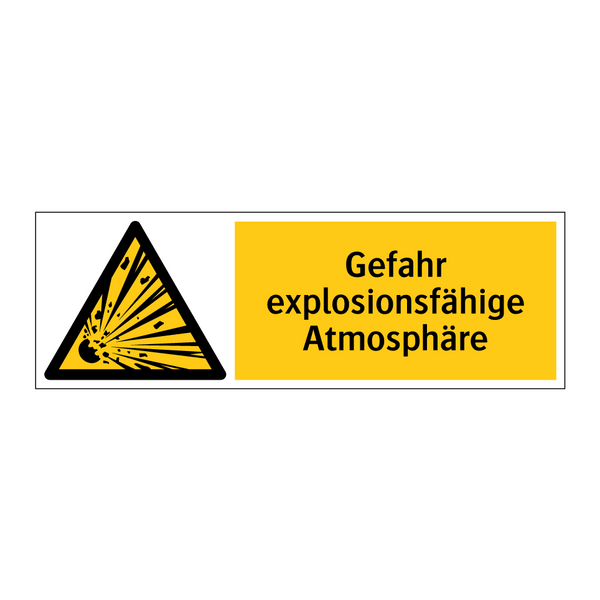 Gefahr explosionsfähige Atmosphäre