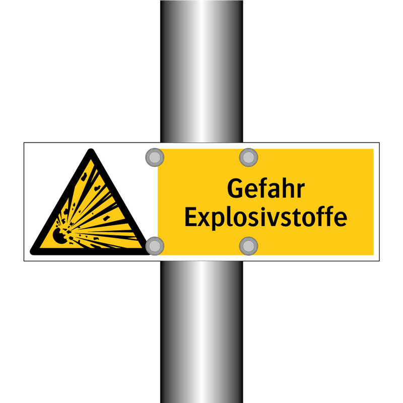 Gefahr Explosivstoffe