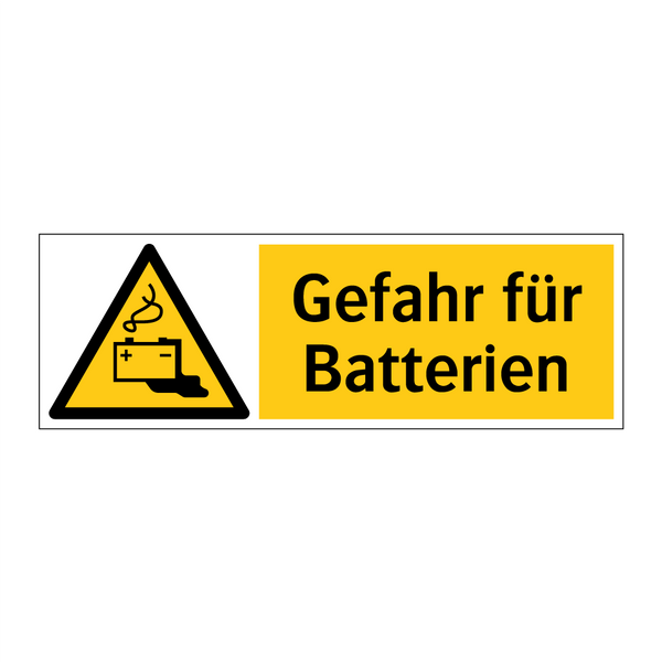 Gefahr für Batterien