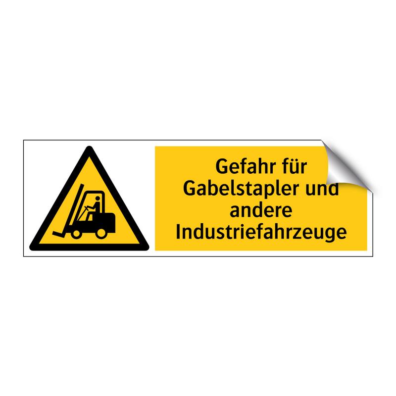 Gefahr für Gabelstapler und andere Industriefahrzeuge