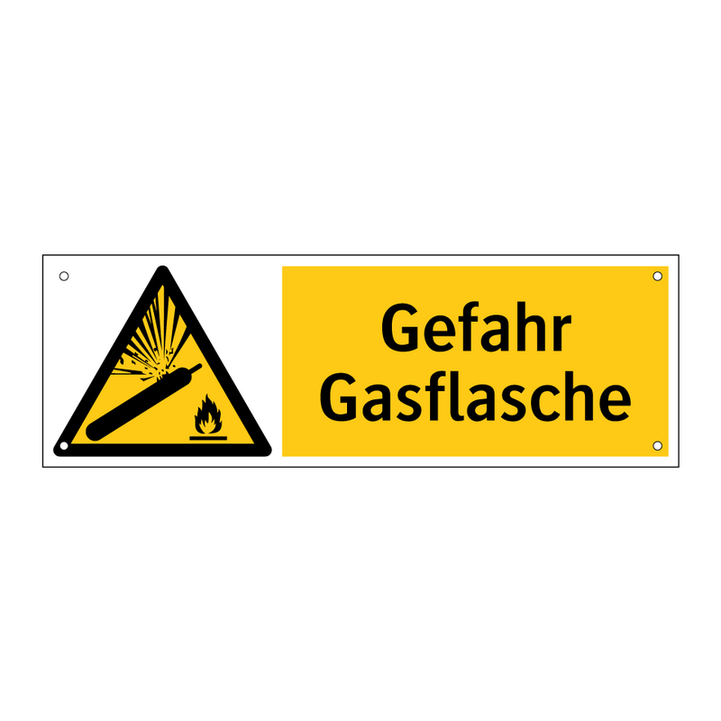 Gefahr Gasflasche