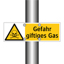 Gefahr giftiges Gas