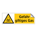 Gefahr giftiges Gas