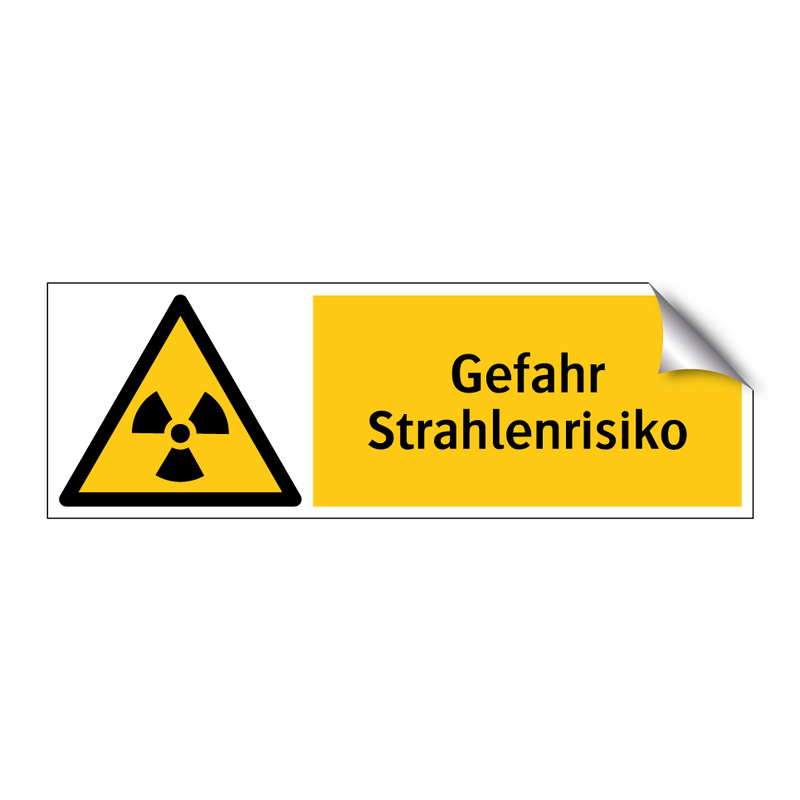 Gefahr Strahlenrisiko
