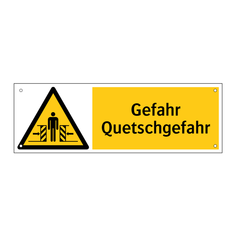 Gefahr Quetschgefahr
