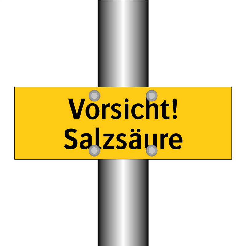 Vorsicht! Salzsäure