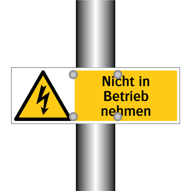 Nicht in Betrieb nehmen