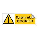 System nicht einschalten