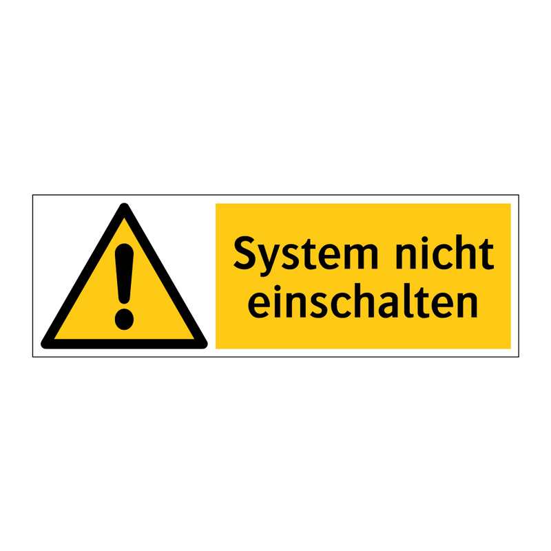 System nicht einschalten