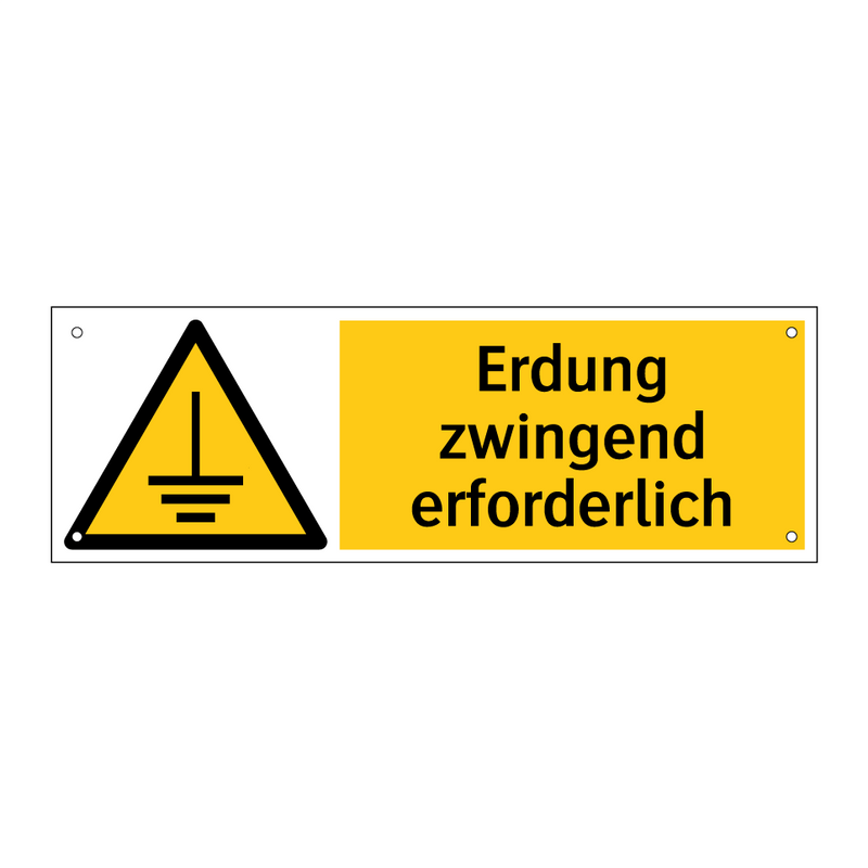 Erdung zwingend erforderlich