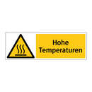 Hohe Temperaturen