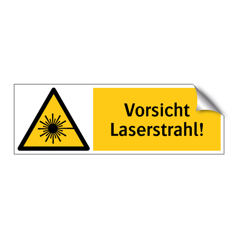 Vorsicht Laserstrahl!