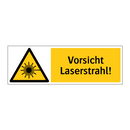 Vorsicht Laserstrahl!