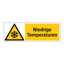 Niedrige Temperaturen