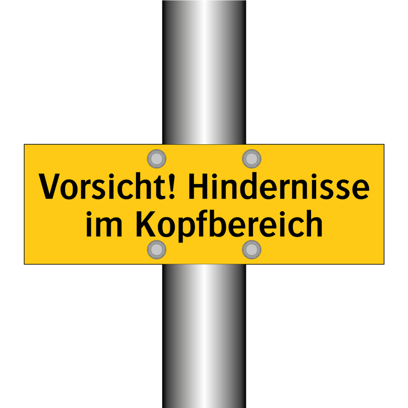 Vorsicht! Hindernisse im Kopfbereich