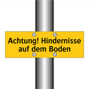Achtung! Hindernisse auf dem Boden