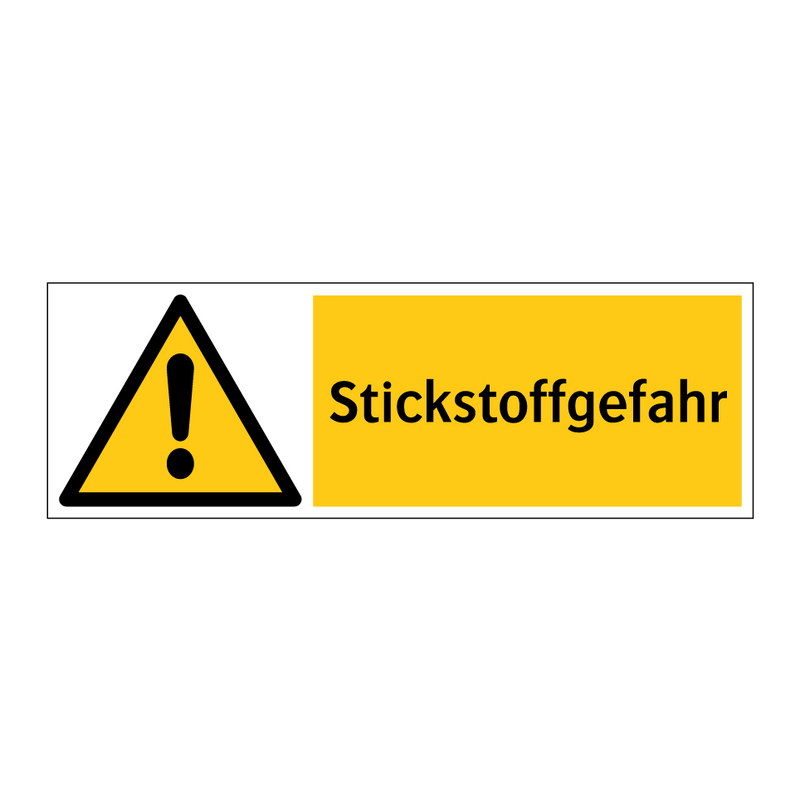 Stickstoffgefahr