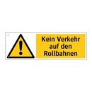 Kein Verkehr auf den Rollbahnen