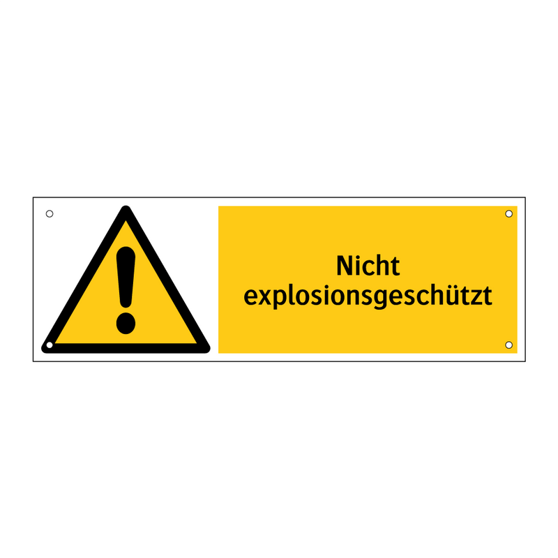 Nicht explosionsgeschützt