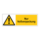 Nur Vollverpackung