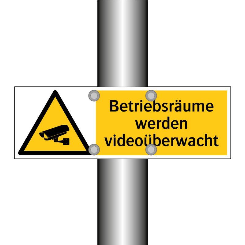 Betriebsräume werden videoüberwacht