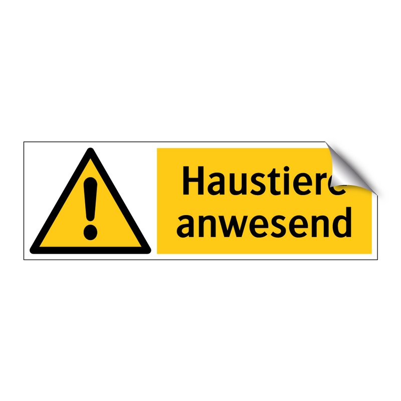 Haustiere anwesend