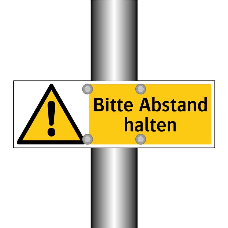 Bitte Abstand halten