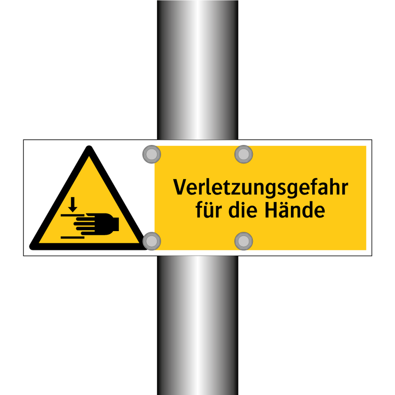 Verletzungsgefahr für die Hände