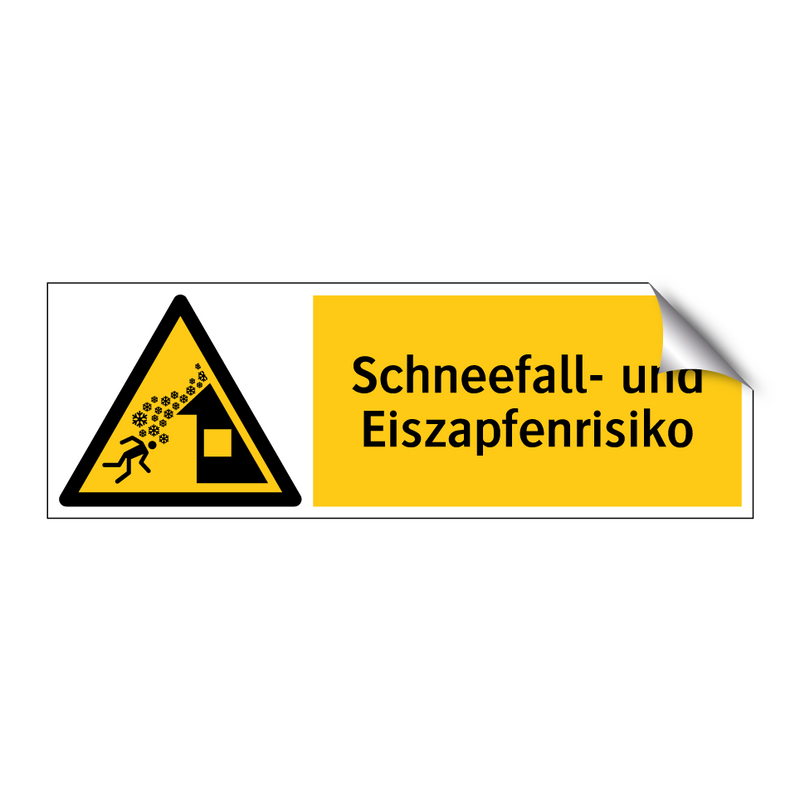 Schneefall- und Eiszapfenrisiko